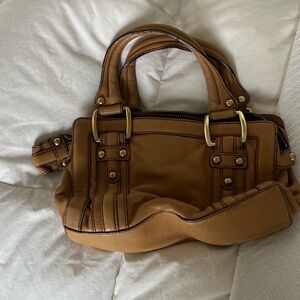 Banana Republic Caramel Satchel